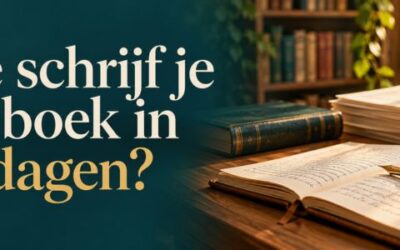 Hoe schrijf je een boek in 60 dagen?